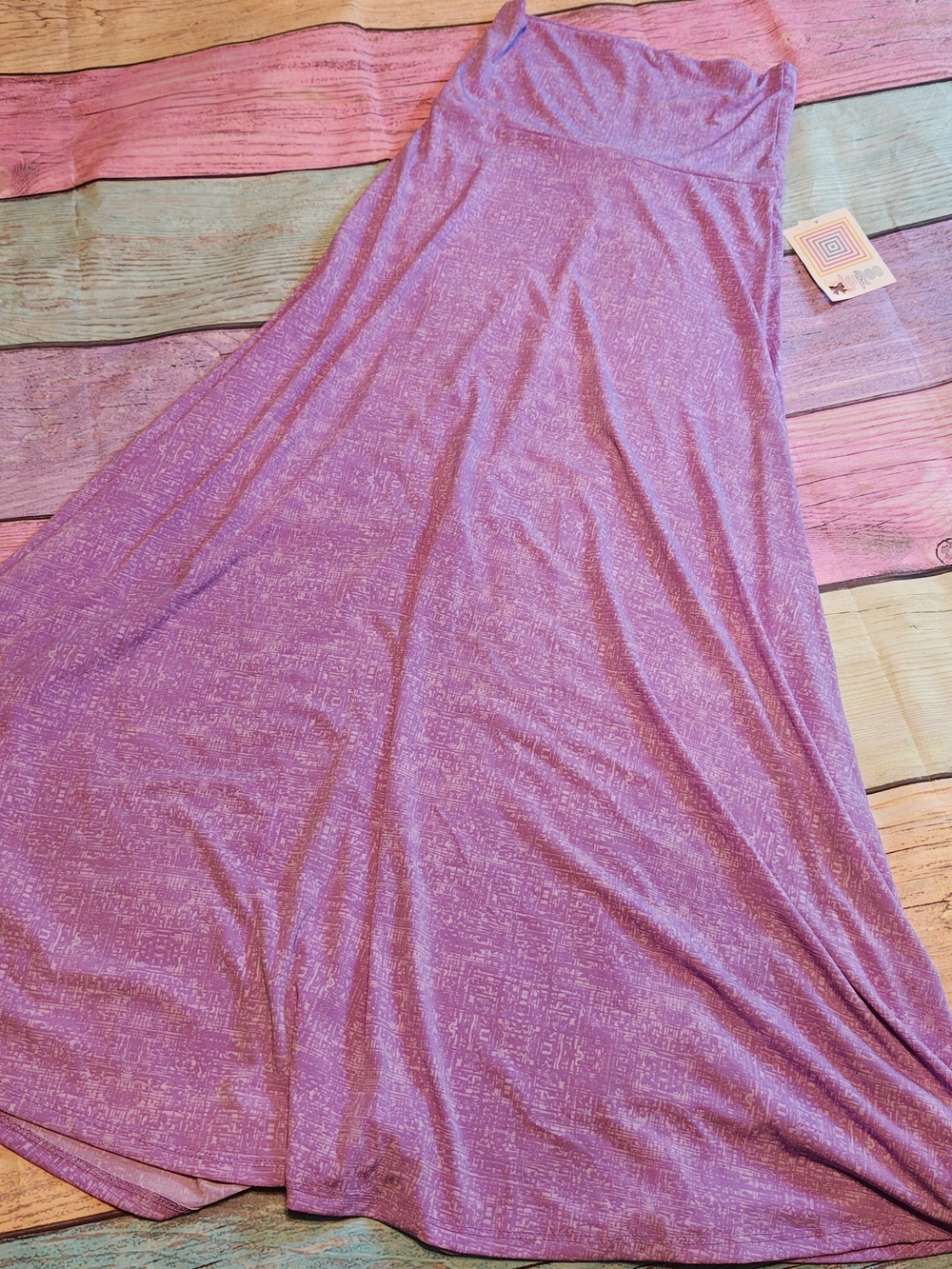 Xxs Purple Lularoe Maxi Skirt #0889